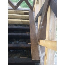 Montaj decking pe piloni si structura lemn